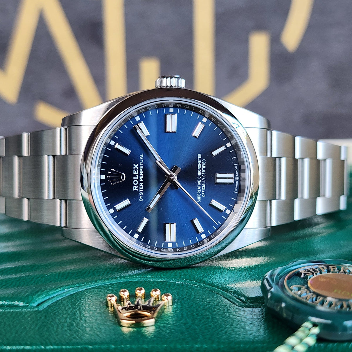 Rolex Oyster Perpetual 36Mm Blue