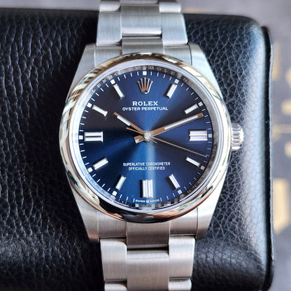 Rolex Oyster Perpetual 36Mm Blue