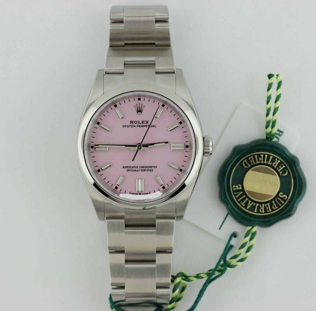 Rolex Oyster Perpetual 36Mm Candy Pink