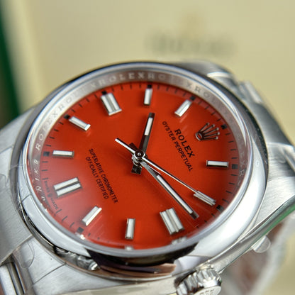 Rolex Oyster Perpetual 36Mm Coral Red