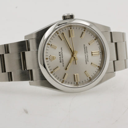 Rolex Oyster Perpetual 36Mm Silver