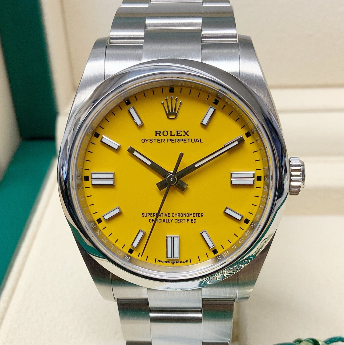 Rolex Oyster Perpetual 36Mm Yellow