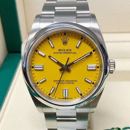 Rolex Oyster Perpetual 36Mm Yellow