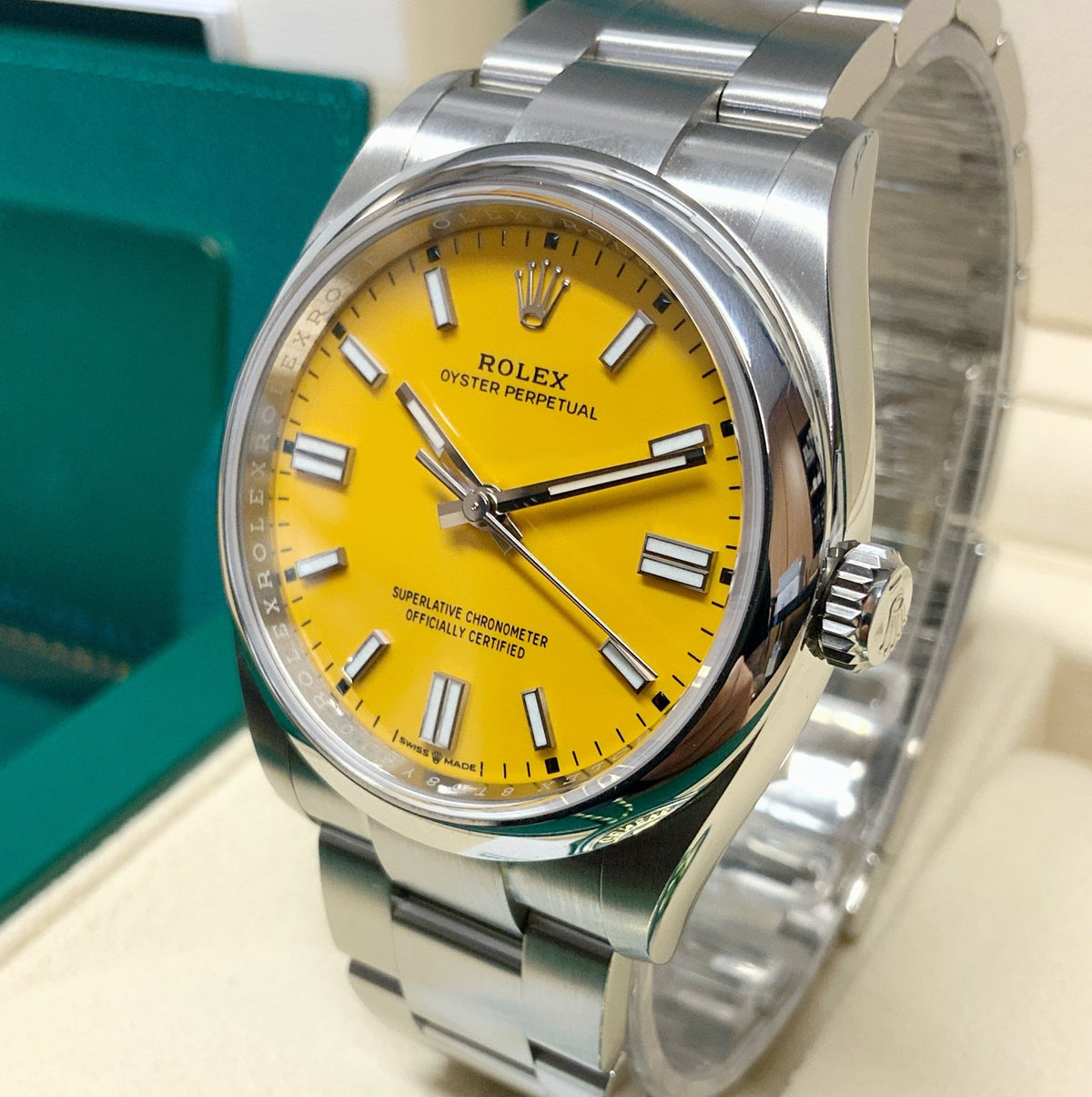 Rolex Oyster Perpetual 36Mm Yellow
