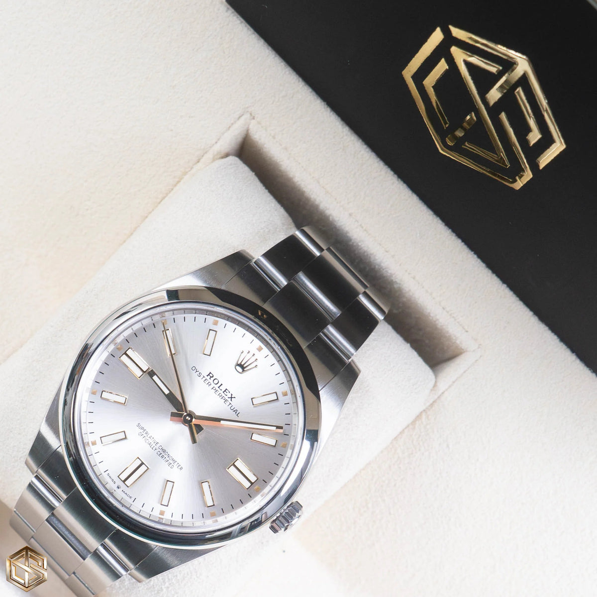 Rolex Oyster Perpetual 41 Mm Silver M124300 0001