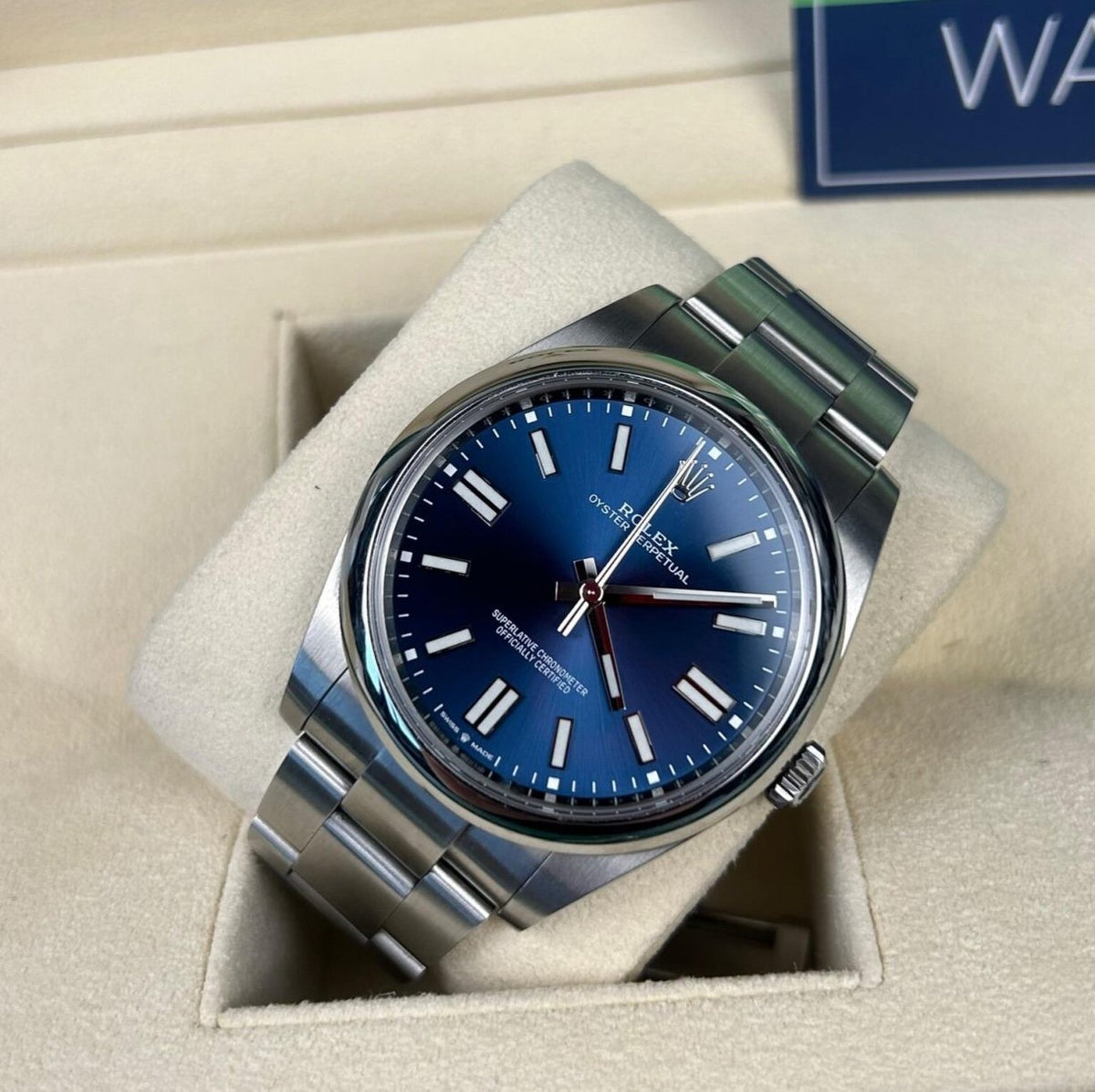 Rolex Oyster Perpetual 41Mm Blue