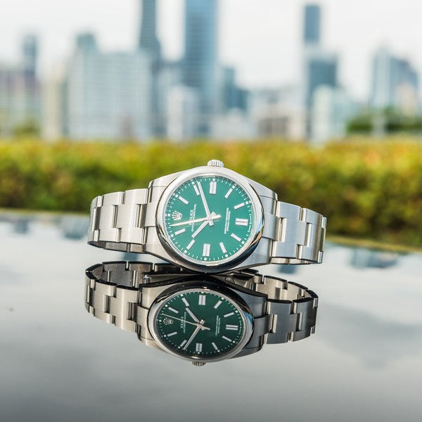 Rolex Oyster Perpetual 41Mm Green
