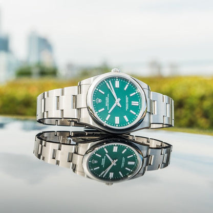 Rolex Oyster Perpetual 41Mm Green