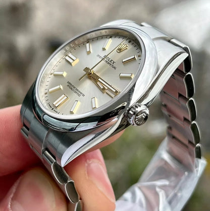 Rolex Oyster Perpetual 41Mm Silver