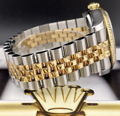Rolex Oyster Perpetual Datejust 36 Champagne Dial Stainless Steel and 18K Yellow Gold Jubilee Bracelet Automatic Men's Watch 116233CSJ