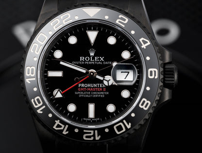 Rolex Pro Hunter Stealth Gmt Master Ii 116710Ln 40Mm