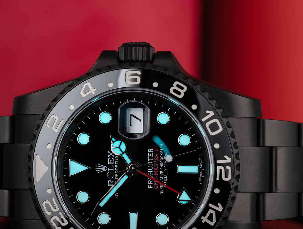 Rolex Pro Hunter Stealth Gmt Master Ii 116710Ln 40Mm