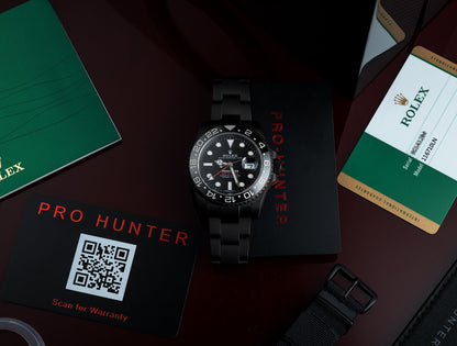 Rolex Pro Hunter Stealth Gmt Master Ii 116710Ln 40Mm