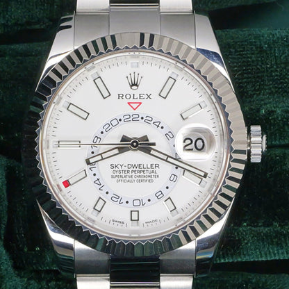 Rolex Sky-Dweller 326934 White Dial 42Mm