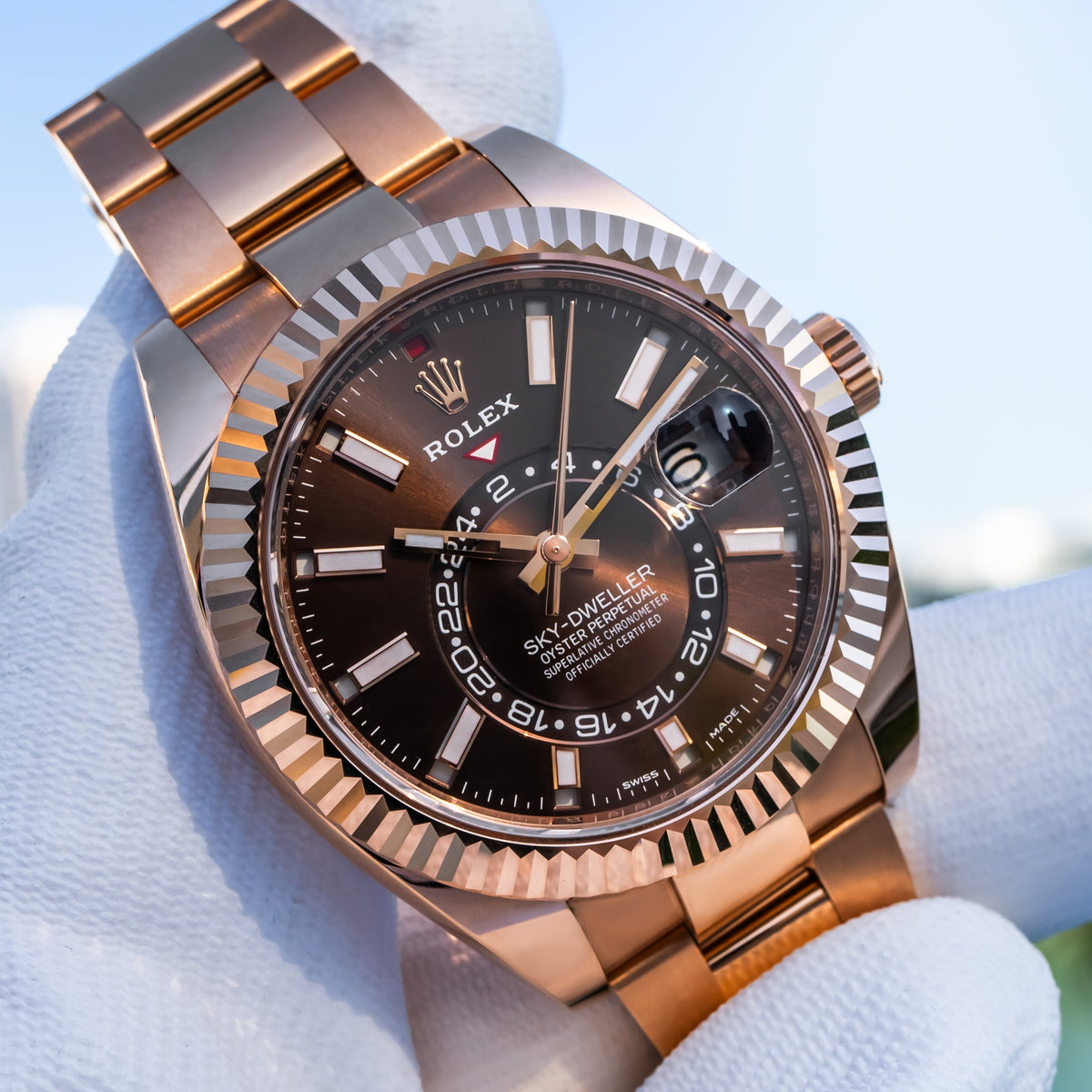 Rolex Sky-Dweller 326935 Rose Gold 42Mm