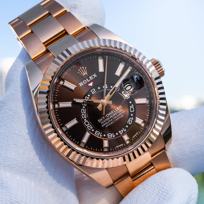 Rolex Sky-Dweller 326935 Rose Gold 42Mm