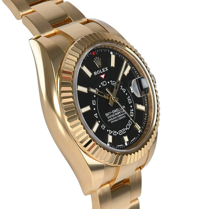 Rolex Sky-Dweller Black Dial Automatic Men Watch 326938 42Mm
