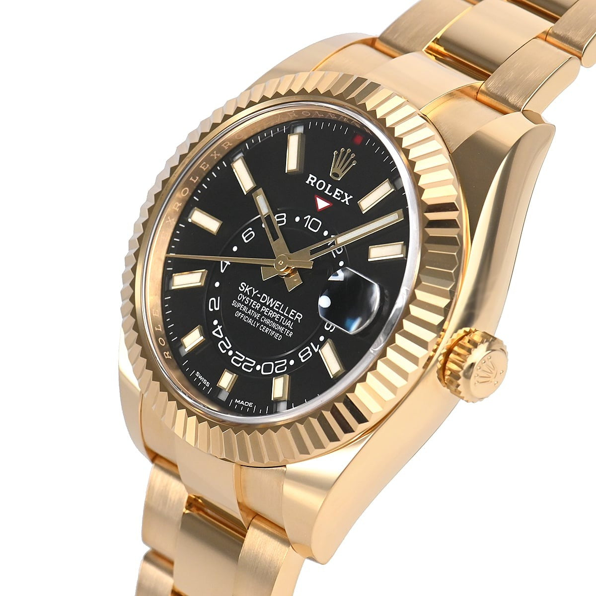Rolex Sky-Dweller Black Dial Automatic Men Watch 326938 42Mm