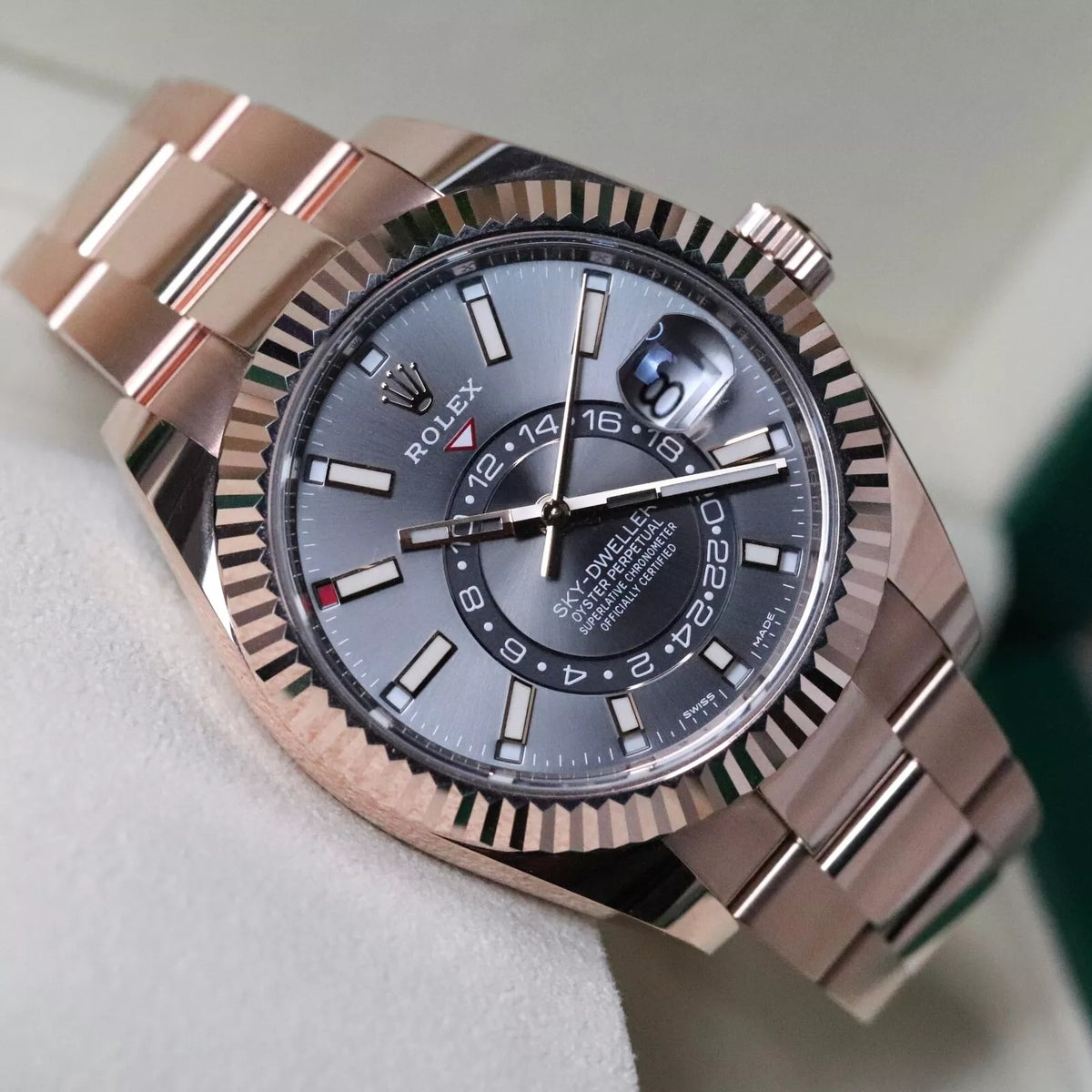 Rolex Sky-Dweller Dark Rhodium Automatic Men Watch 42Mm