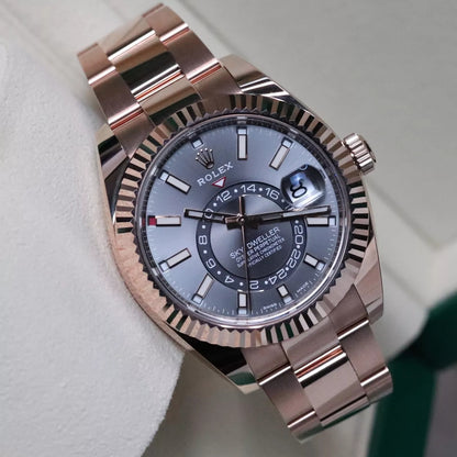 Rolex Sky-Dweller Dark Rhodium Automatic Men Watch 42Mm