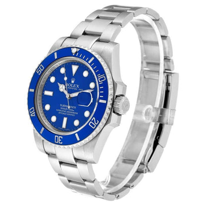 Rolex Submariner White Gold Blue Face 116619LB