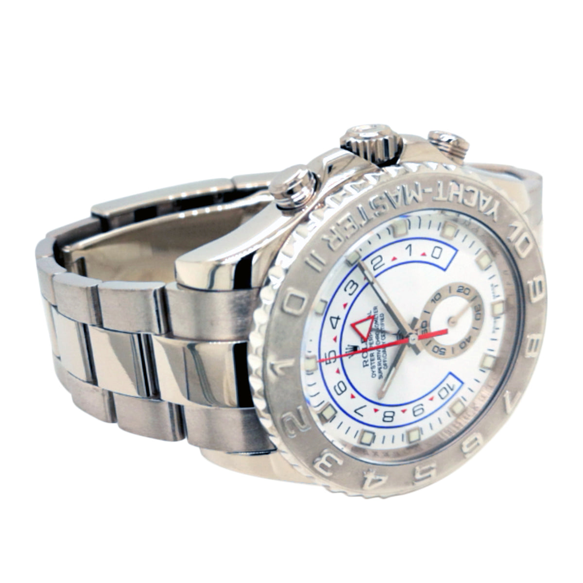 Rolex Yacht-Master II White Gold Regatta Chronograph Platinum Bezel 116689