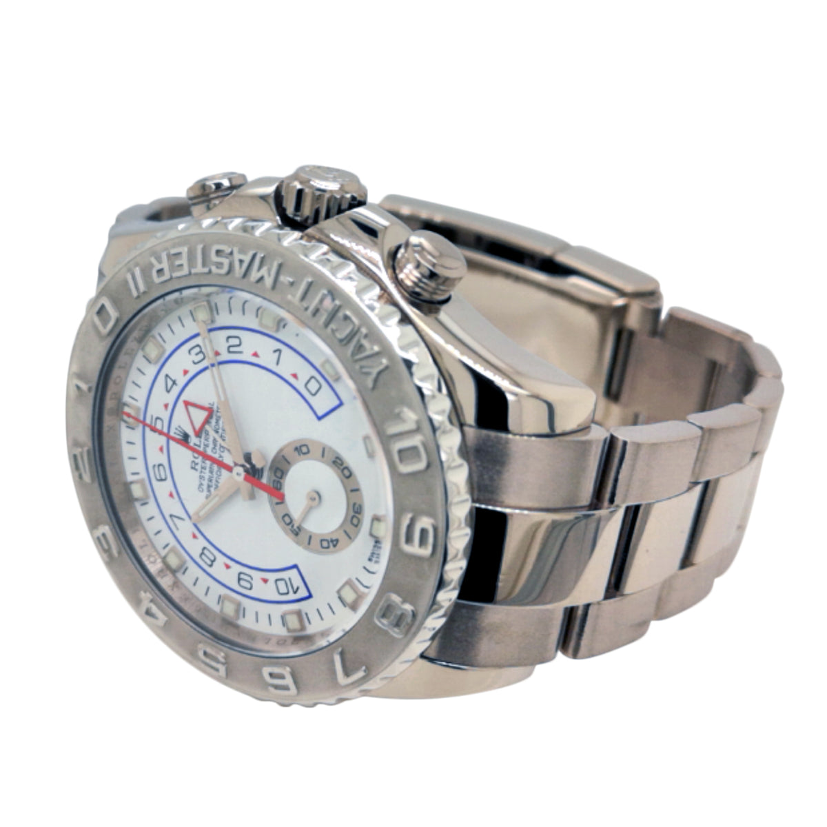 Rolex Yacht-Master II White Gold Regatta Chronograph Platinum Bezel 116689