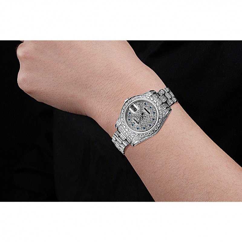 Swiss Rolex Datejust Diamond Dial Stainless Steel 622022