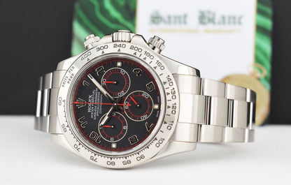 Swiss Rolex Daytona Stainless Steel Bracelet Black Dial 80296