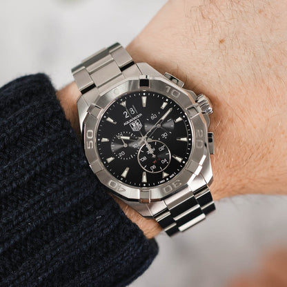 TAG Heuer Aquaracer 43mm Quartz Chronograph Mens Watch CAY1110.BA0927