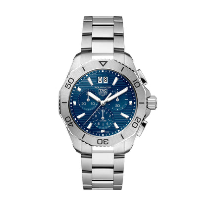 TAG Heuer Aquaracer Chronograph 40mm Mens Watch Blue CBP1112.BA0627