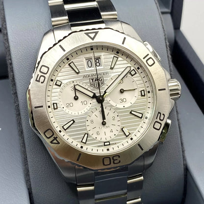 TAG Heuer Aquaracer Chronograph 40mm Mens Watch Grey CBP1111.BA0627
