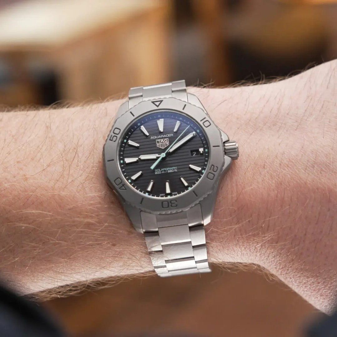 TAG Heuer Aquaracer Professional 200 Solargraph 40mm Mens Watch WBP1180.BF0000