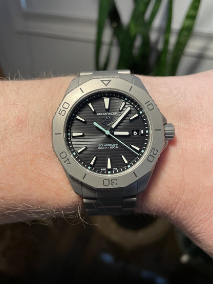 TAG Heuer Aquaracer Professional 200 Solargraph 40mm Mens Watch WBP1180.BF0000