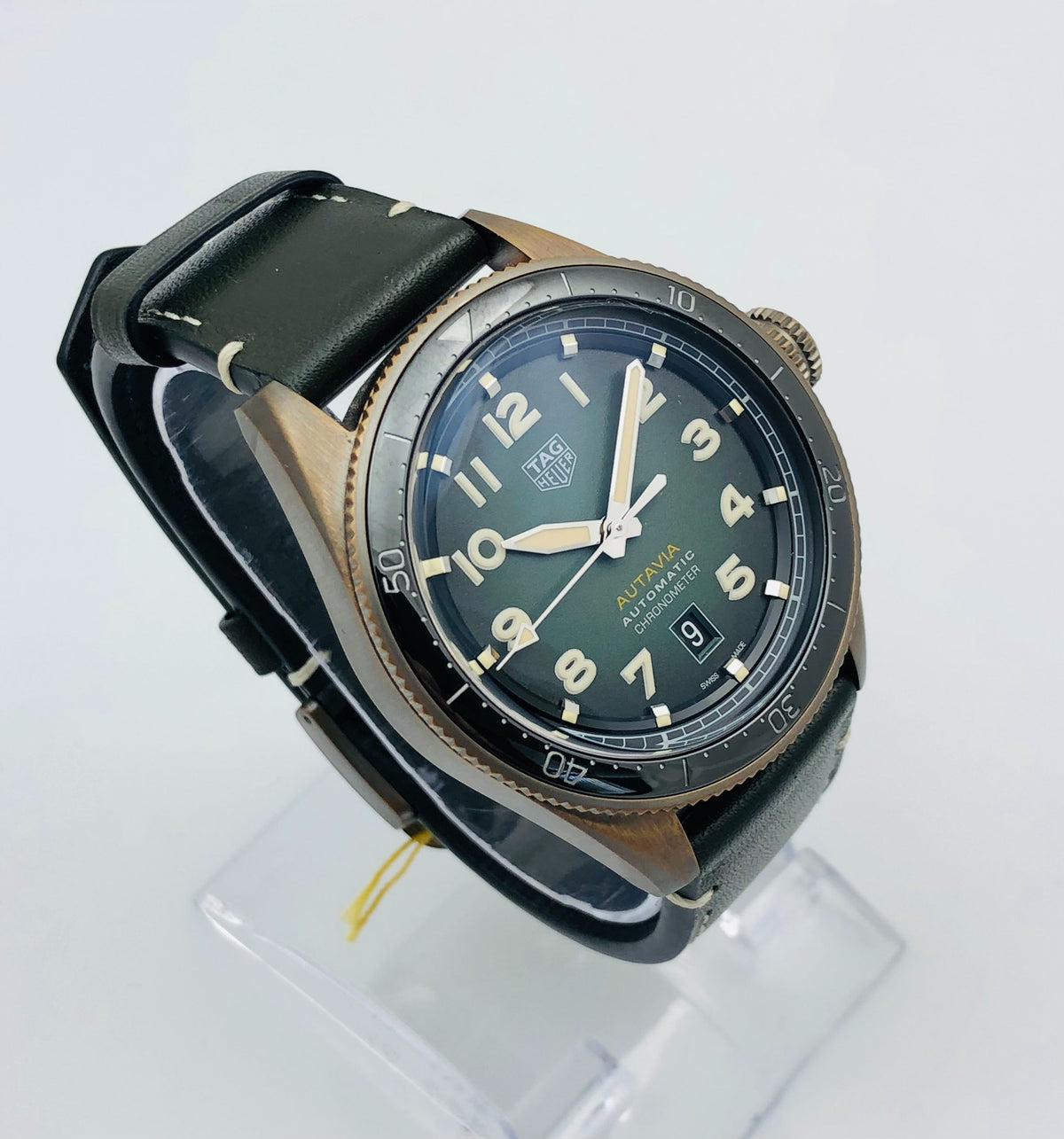 TAG Heuer Autavia Calibre 5 COSC 42mm Mens Watch WBE5190