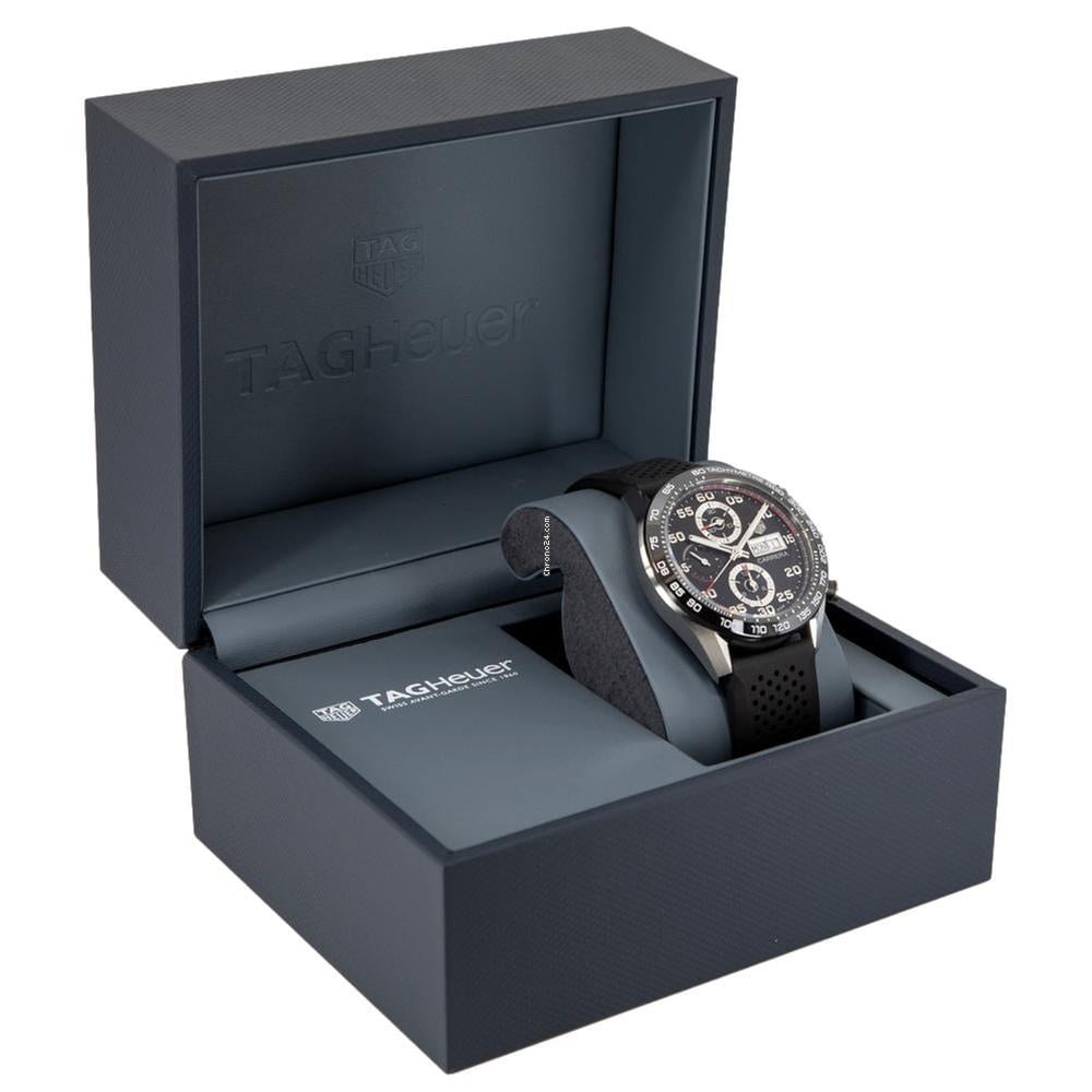 TAG Heuer Carrera 44mm Mens Watch Rubber CBN2A1AA.FT6228