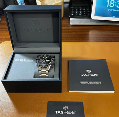 TAG Heuer Carrera Automatic Chronograph Calibre 16 Day-Date 43mm Mens Watch CV2A1R.BA0799