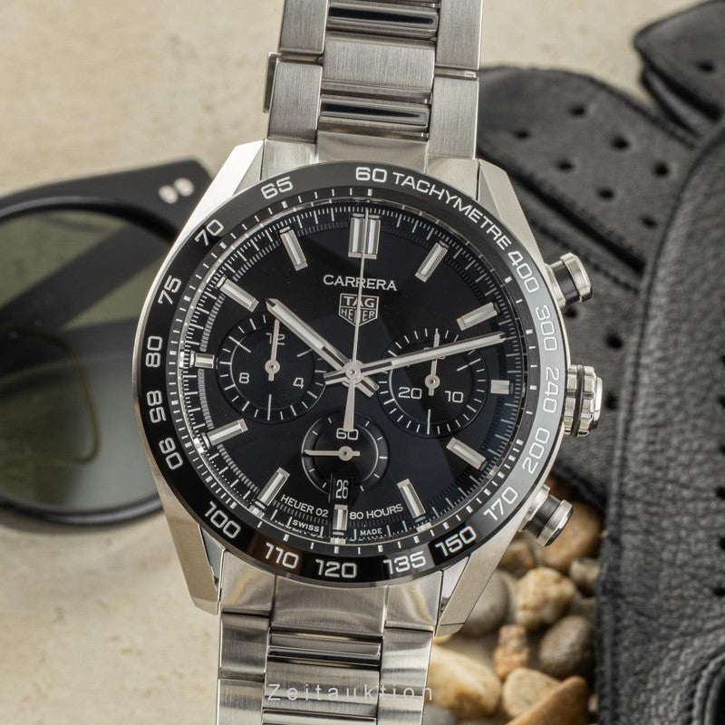 TAG Heuer Carrera Calibre Heuer 02 44mm Mens Watch CBN2A1B.BA0643