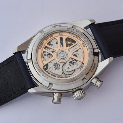 TAG Heuer Carrera Chronograph 42mm Mens Watch Blue CBN201D.FC6543