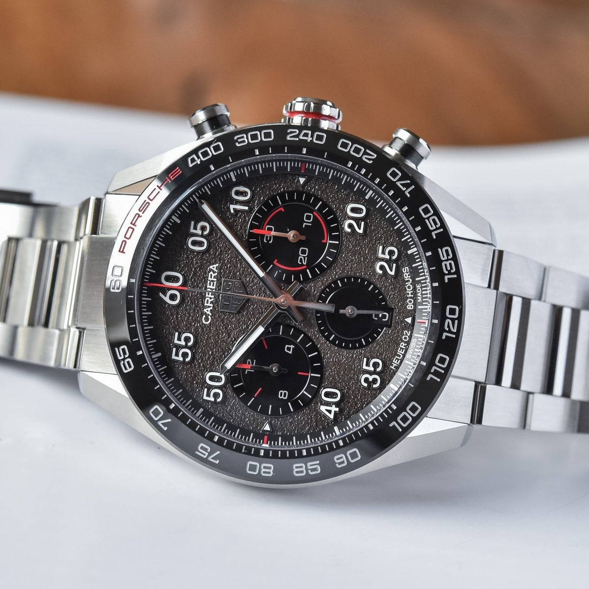 TAG Heuer Carrera Porsche Chronograph Special Edition 44 mm Calibre Heuer 02 Automatic CBN2A1F.BA0643