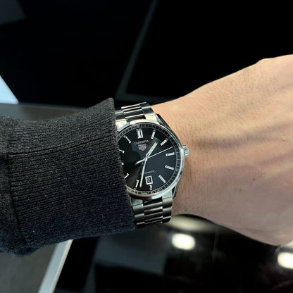 TAG Heuer Carrera Three-Hand 39mm Automatic Mens Watch WBN2110.BA0639