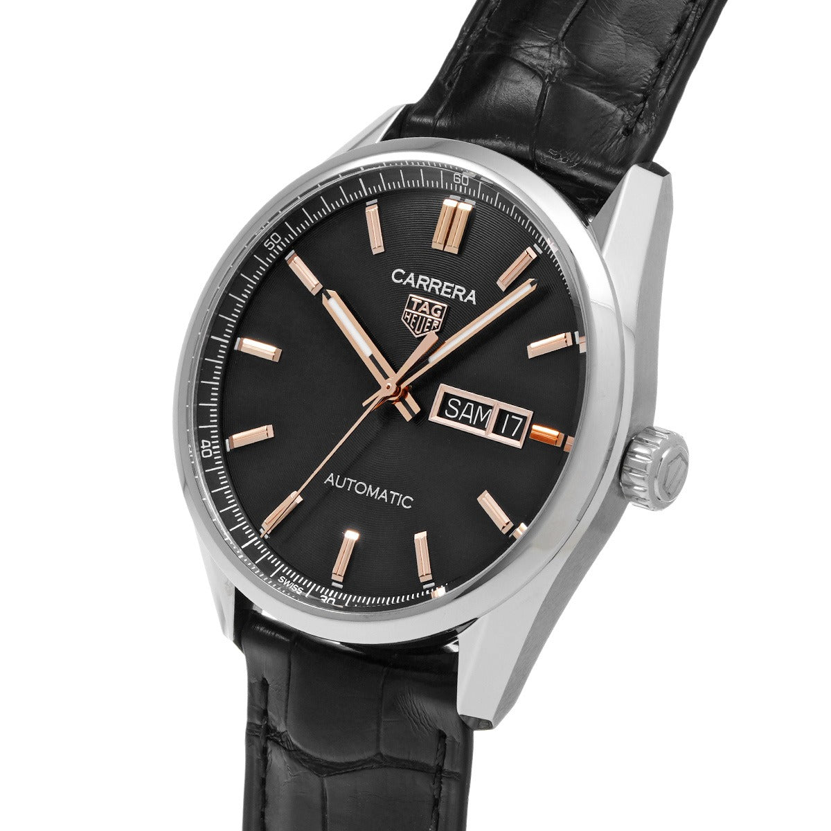 TAG Heuer Carrera Three - Hand Automatic Mens 41mm Watch WBN2013.FC6503