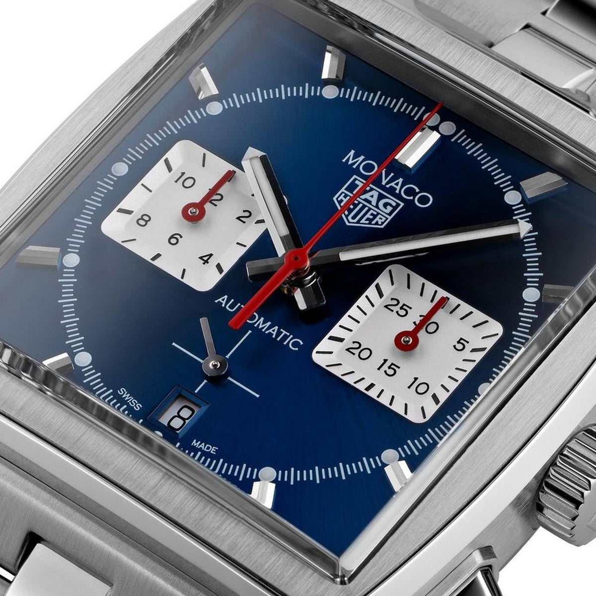 TAG Heuer Monaco Calibre Heuer 02 39mm Mens Watch CBL2111.BA0644