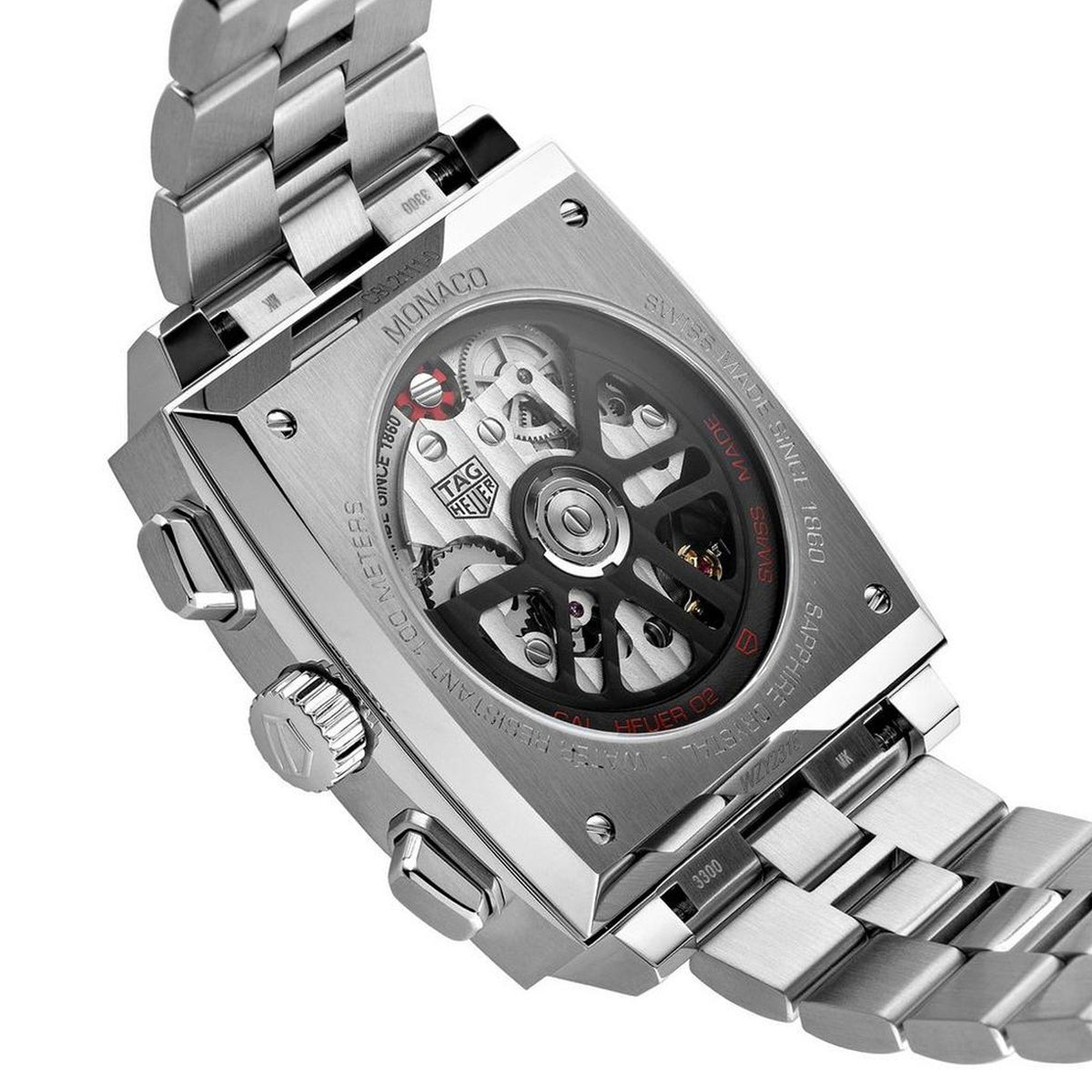 TAG Heuer Monaco Calibre Heuer 02 39mm Mens Watch CBL2111.BA0644