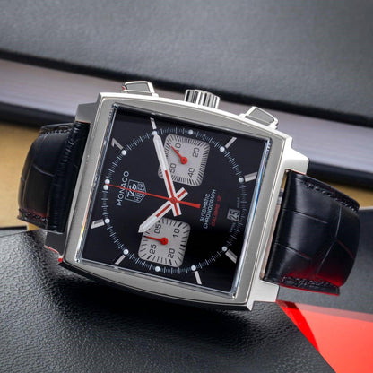 TAG Heuer Monaco Calibre Heuer 02 39mm Mens Watch CBL2113.FC6177