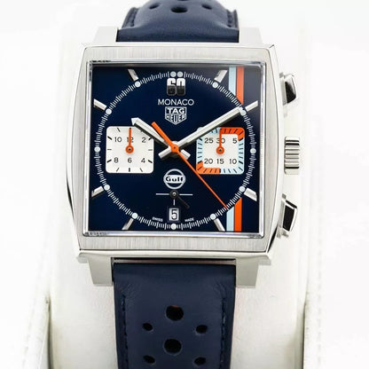 TAG Heuer Monaco Gulf Special Edition 39mm Mens Watch CBL2115.FC6494