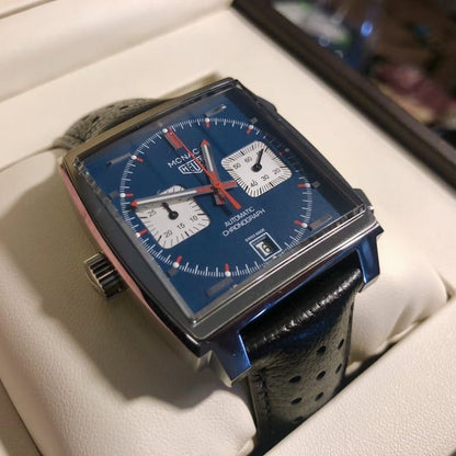 TAG Heuer Vintage Monaco Automatic 39mm Mens Watch CAW211P.FC6356 Goldsmiths