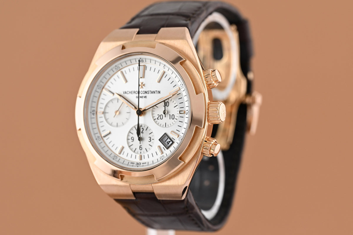Vacheron Constantin Overseas Chronograph 5500V000R-B074 42.5 Mm Pink Gold