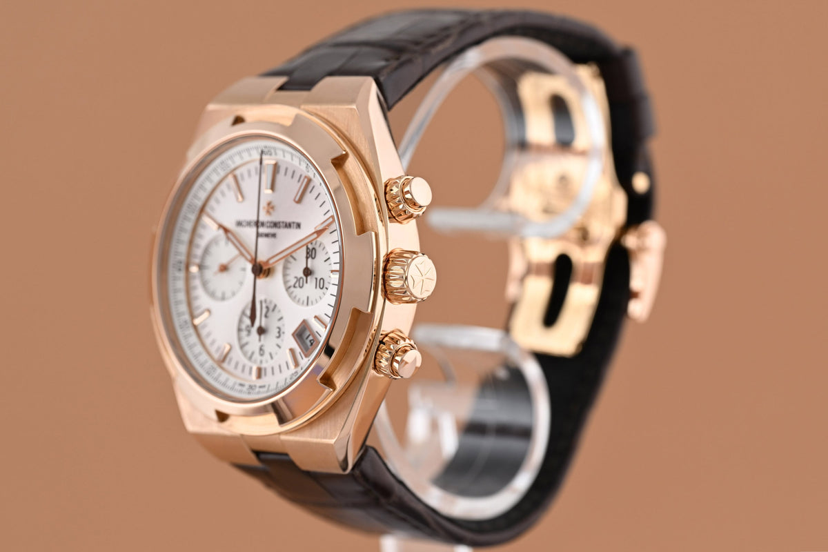 Vacheron Constantin Overseas Chronograph 5500V000R-B074 42.5 Mm Pink Gold