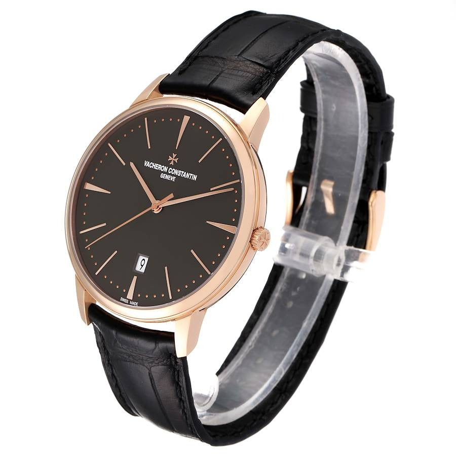 Vacheron Constantin Patrimony 85180000R-9166 Watch 40 Mm Pink Gold